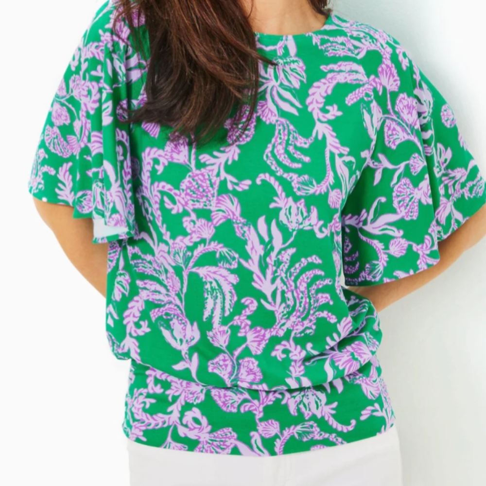 NWT Albins Knit Top Salty Sandbar Sz Lg